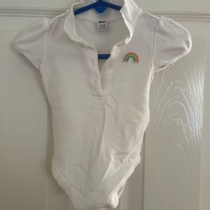 Janie and Jack white bodysuit